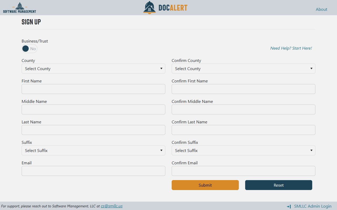 McCreary County clerk records DOC ALERT recorded document notice service