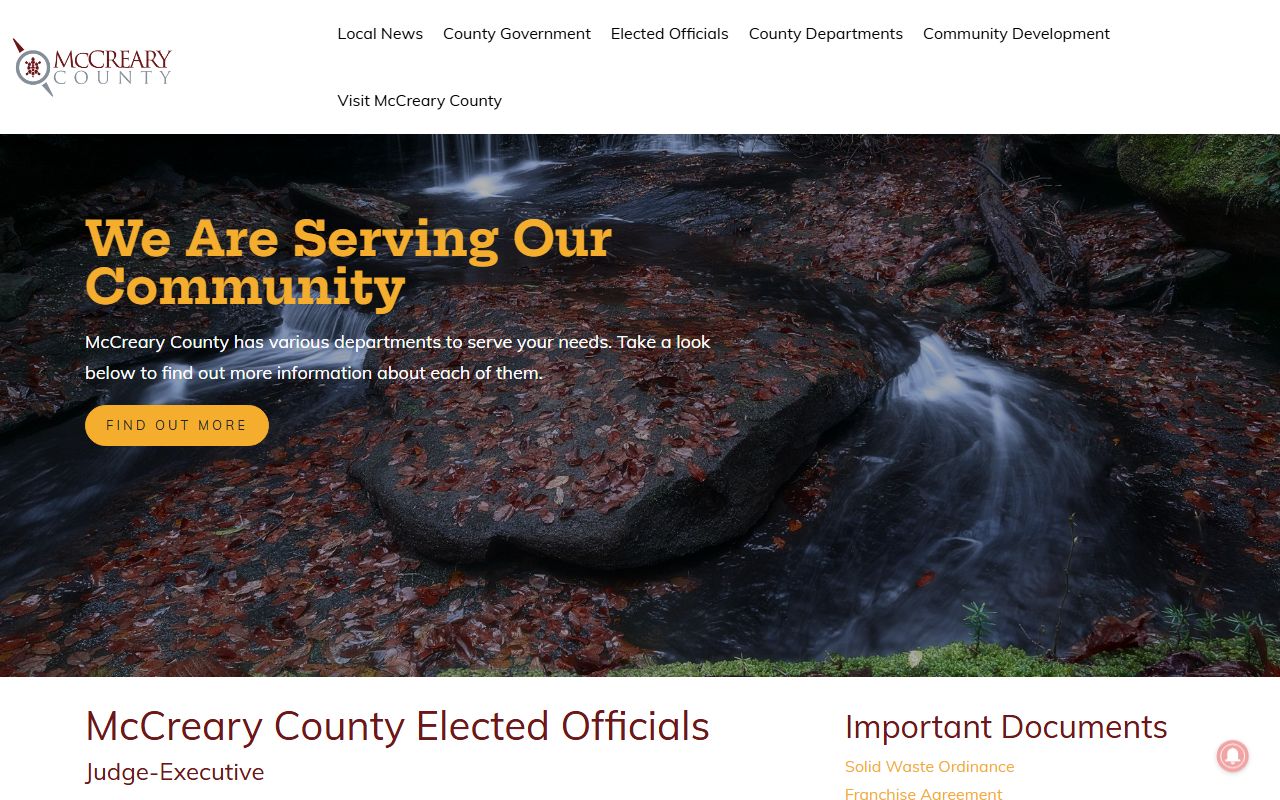 McCreary County criminal court records elected officials contacts